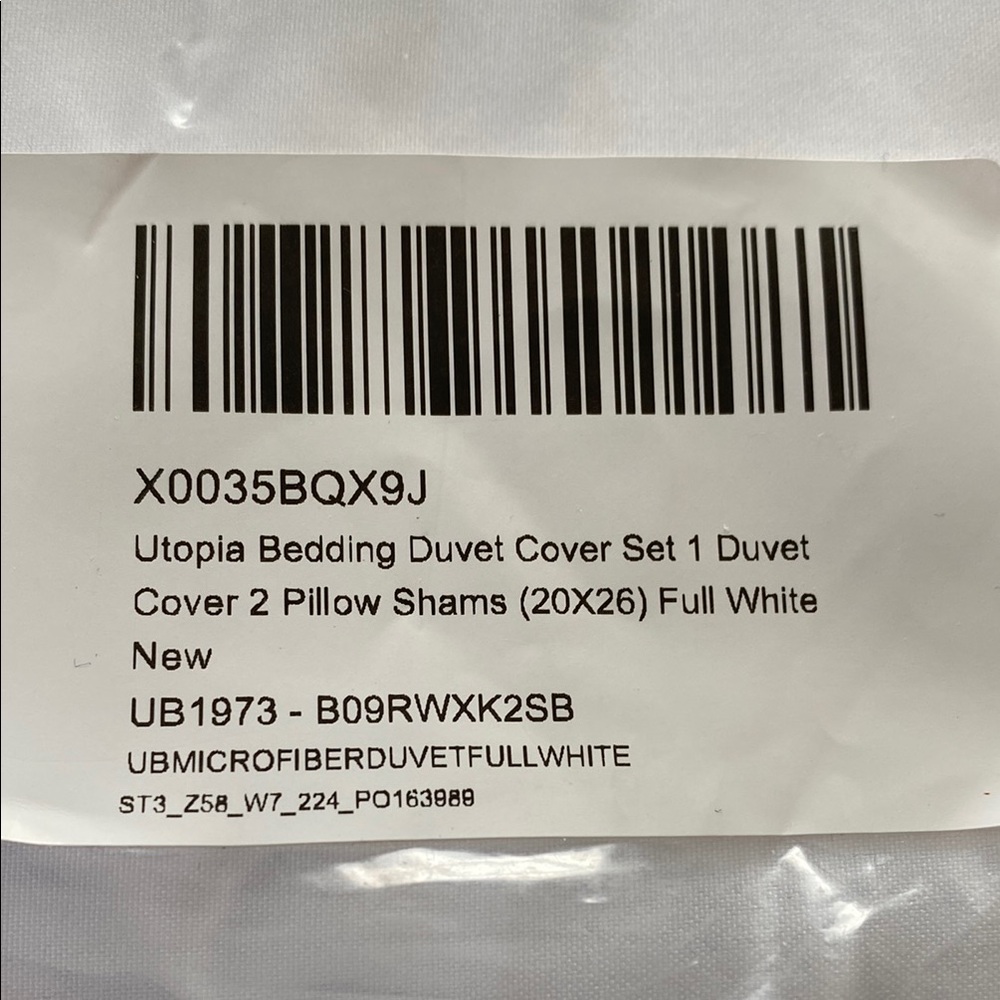 Topia White Duvet Cover Luxurious Bedding